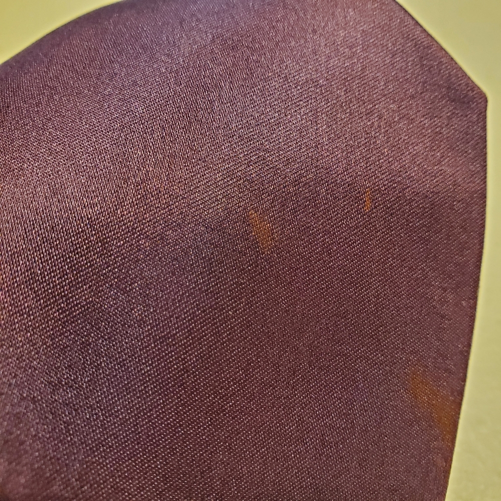 Calvin Klein Necktie Solid Purple Pattern Silk Ne… - image 6